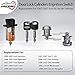 Door Lock Cylinders & Ignition Switch with Keys | Replacement for 1997-2007 Ford F250/350, Excursion & More, Lincoln Blackwood, Navigator | Replace#: LC6177 + DL5885 X2 + 597638(No chip)