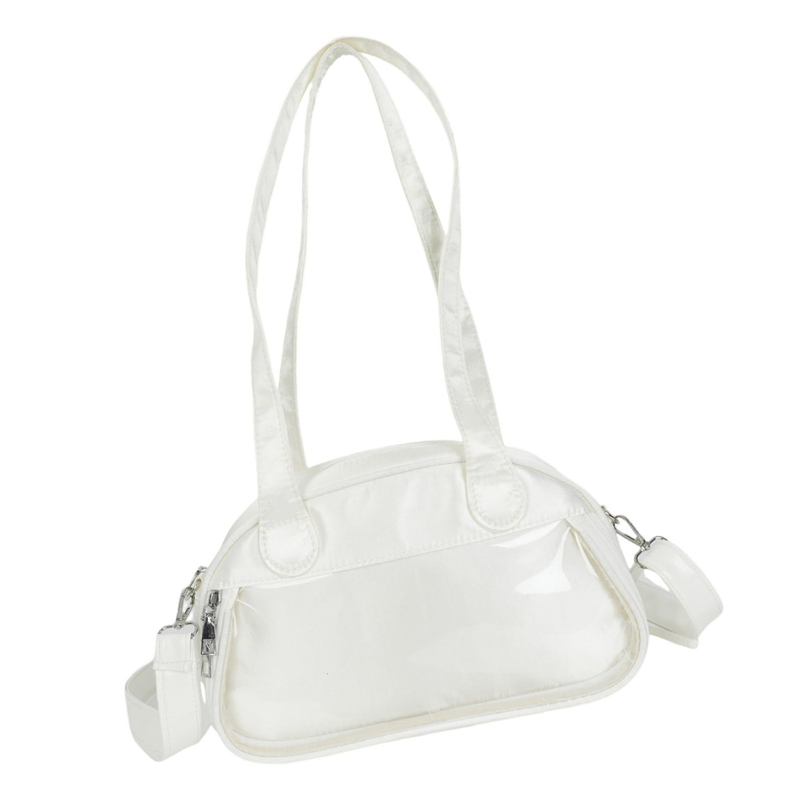 Jazuaiao PU Leather Crossbody Bag for Pin Display Lovely Itabag Sweet Bows Shoulder Bag School Messengers Lovely Itabag Pu Leather Shoulder