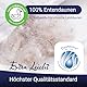 ZOLLNER Deluxe Daunenkissen aus 100% Daunen - Made in Germany – für Allergiker geeignet – Bezug aus hochwertiger Mako Baumwolle - waschbar bis 60°C - 40x40 cm - Hotelqualität