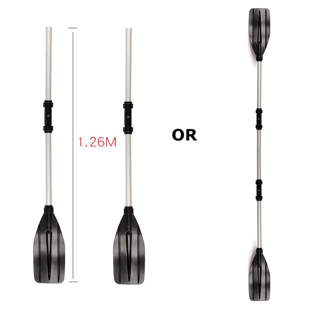 Kayak Remos Aluminio Doble Desmontable para Sup Piragua Canoa