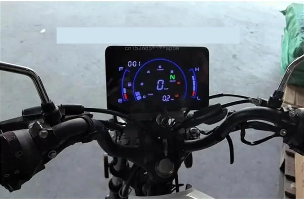Motorcycle Odometer Gauge Motorbike Digital Gauge Display Tachometer With Odometer For 150
