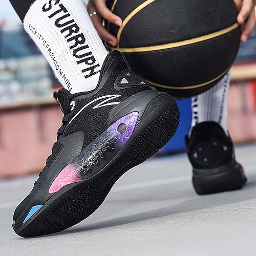 Men's Basketball Shoes Outdoor Running Shoes Breathable Anti-Slip Rebound Fitness Shoes Classic Sneakers4