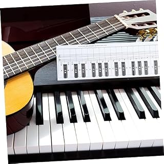 TOYANDONA 1 Pièce 88 illustration de clavier de piano tableau des doigtés de piano tableau de pratique du piano accessoire piano accessoires piano etiquette autocollante papier d’emballage - Les Beatles, Paul McCartney, John Lennon, RIngo Starr, George Harrison TOYANDONA 1 Pièce 88 illustration de clavier de piano tableau des doigtés de piano tableau de pratique du piano accessoire piano accessoires piano etiquette autocollante papier d'emballage – Image 4