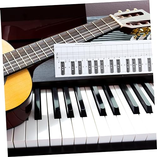 TOYANDONA 1 Pièce 88 illustration de clavier de piano tableau des doigtés de piano tableau de pratique du piano accessoire piano accessoires piano etiquette autocollante papier d’emballage - Les Beatles, Paul McCartney, John Lennon, RIngo Starr, George Harrison TOYANDONA 1 Pièce 88 illustration de clavier de piano tableau des doigtés de piano tableau de pratique du piano accessoire piano accessoires piano etiquette autocollante papier d'emballage – Image 5