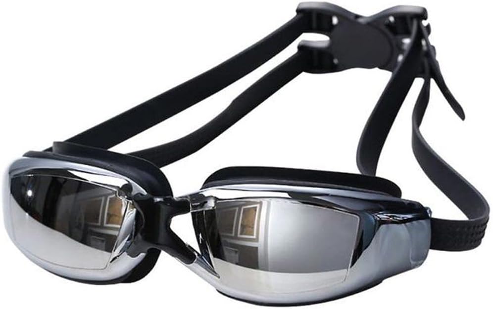 Swim Diving Goggles Adjustable Electroplating UV Waterproof Antifog Swimwear Eyewear