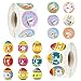 500 Sticker * 2 Roll Ostern Aufkleber, Ostereier Aufkleber, Ostern Dekorationen, Osterfenster Klammert Sich an Aufkleber Hase Ostereier, Frühlingsdekorationen Kunsthandwerk oder Geschenkverpackungen
