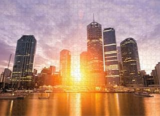 500 Pieces Jigsaw Puzzles for Adults Brisbane Sunset Puzzles Clearance Big Large Puzzles