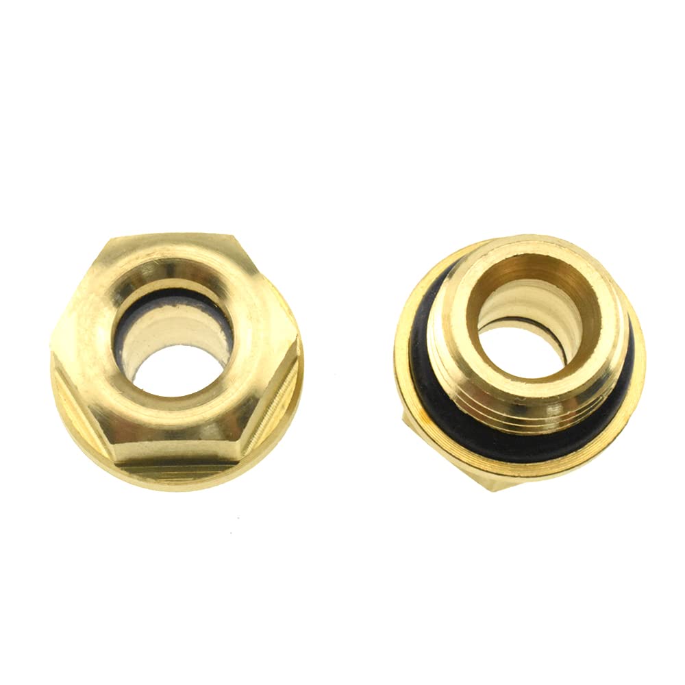 Hahiyo Level Gauge Compressor Sight Glass G1/4inch Threaded