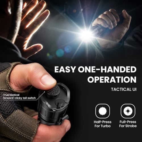 sofirn SK31 Tactical Flashlight 6800 Lumens 1295ft, USB-C, Holster by sofirn - Used condition - Image 3