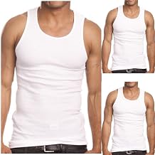 Falari 3 Pack Mens A-Shirt Tank Top Gym Workout Undershirt Slim & Muscle Fit ONLY