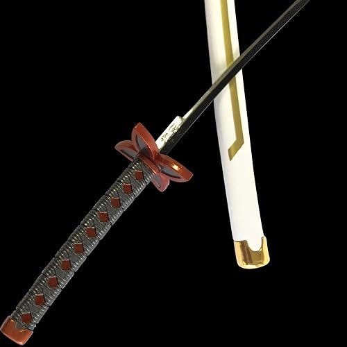 Miniatura 4 de Espada Samurai de Demon Slayer de 10'', espada de colección juguete, para fiestas, regalos, espada de metal colecciones decoración de habitación