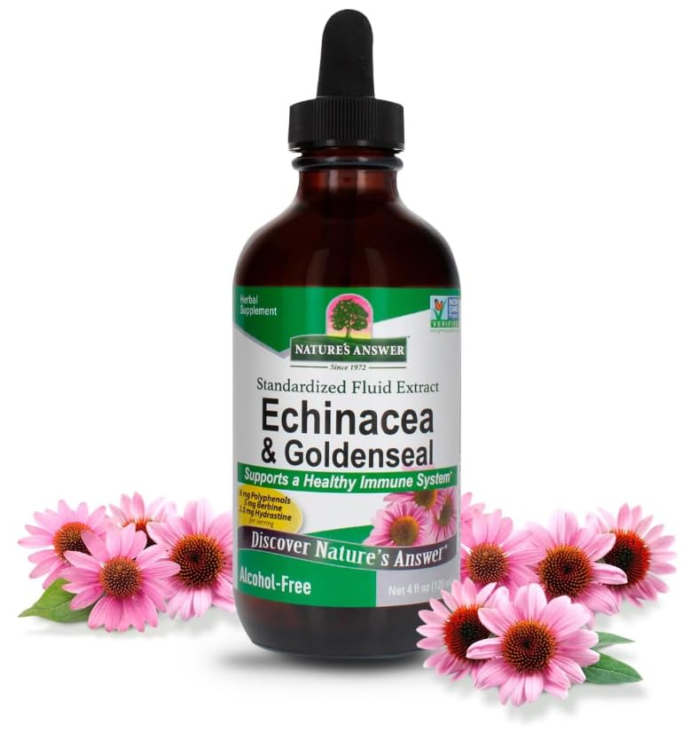 Natural's Answer EcinacceRoot & Golden Seal, sin alcohol, 120 ml