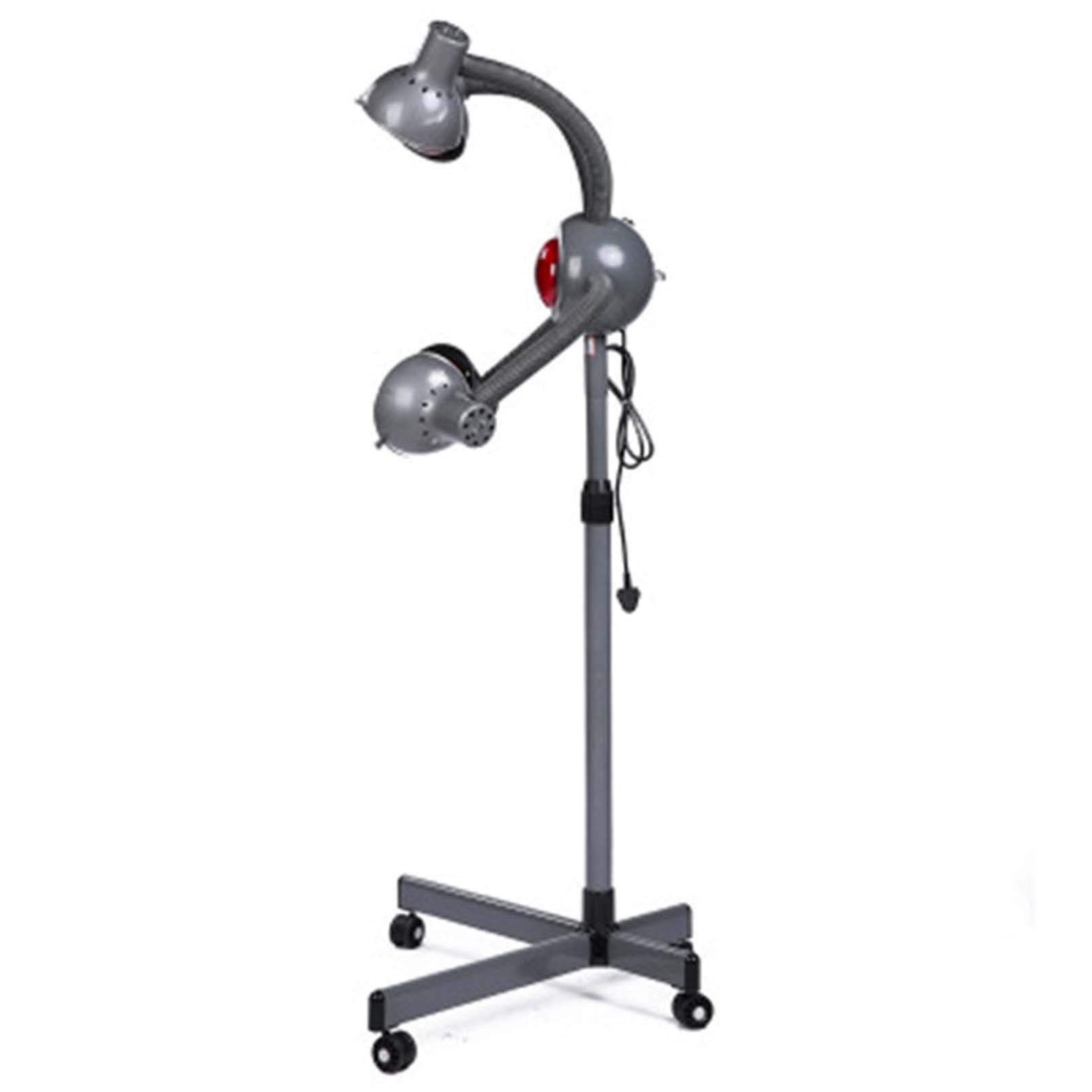 Salon Wand Haartrockner Infrarot Rotlicht Wärmetherapie-Farbprozessor for Salon Friseur Haartrockner, Silver 2