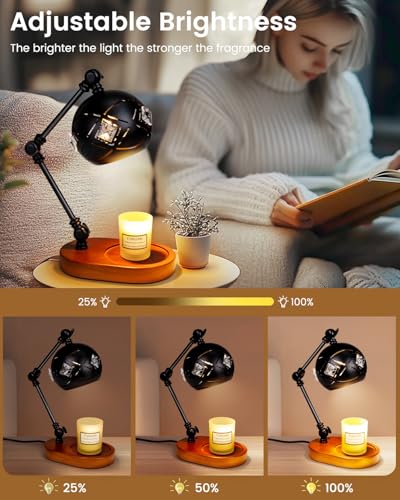 Electric Candle Warmer Lamp with Timer and Adjustable Dimming – Ideal Gift for Women and Home Decor
