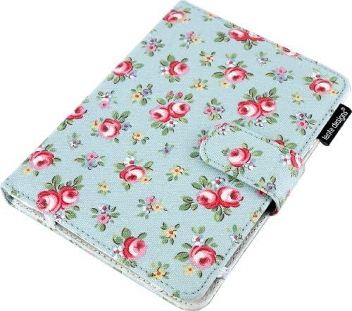 Lente Designs® Amazon Kindle 4, Touch, and Paperwhite Cover/case in 'Pink Roses' Design