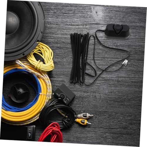 Perillas de control de volumen Alipis de PVC resistente para subwoofer de coche 5