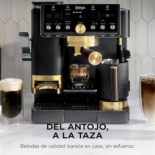Ninja Luxe Pro Cafetera Beckham para latte, cappuccino,...