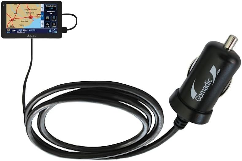 Mini 10W Car/Auto DC Charger Designed for The Cobra 5550 6000 7750 Pro HD PLT with Gomadic Brand Power Sleep Technology - Designed to Last with TipExchange Technology