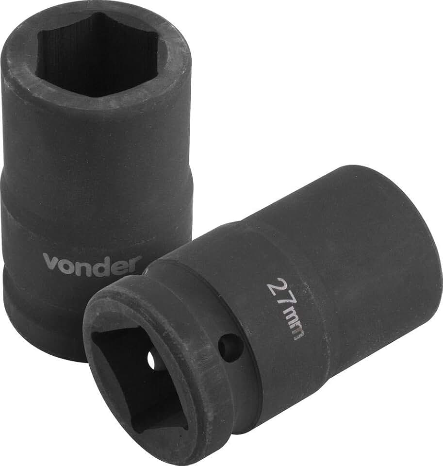 Vonder, Soquete Sextavado De Impacto, Encaixe De 1" X 27,0 Mm, Para Desforcímeto.