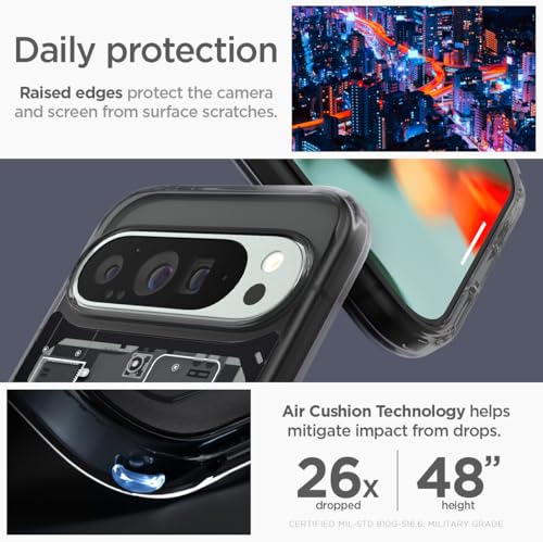 Image of Spigen for Pixel 9 Pro XL Case, Ultra Hybrid[Anti-Yellowing] [No Magnet Ring] - Zero One