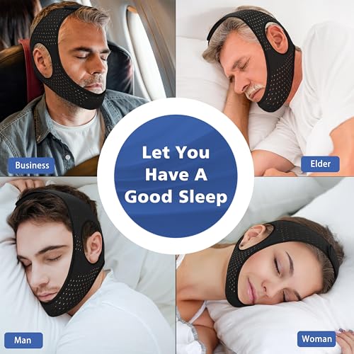 image for Yongsenina Anti Snoring Devices, Effective Airflow Jaw Strap for Sleep
