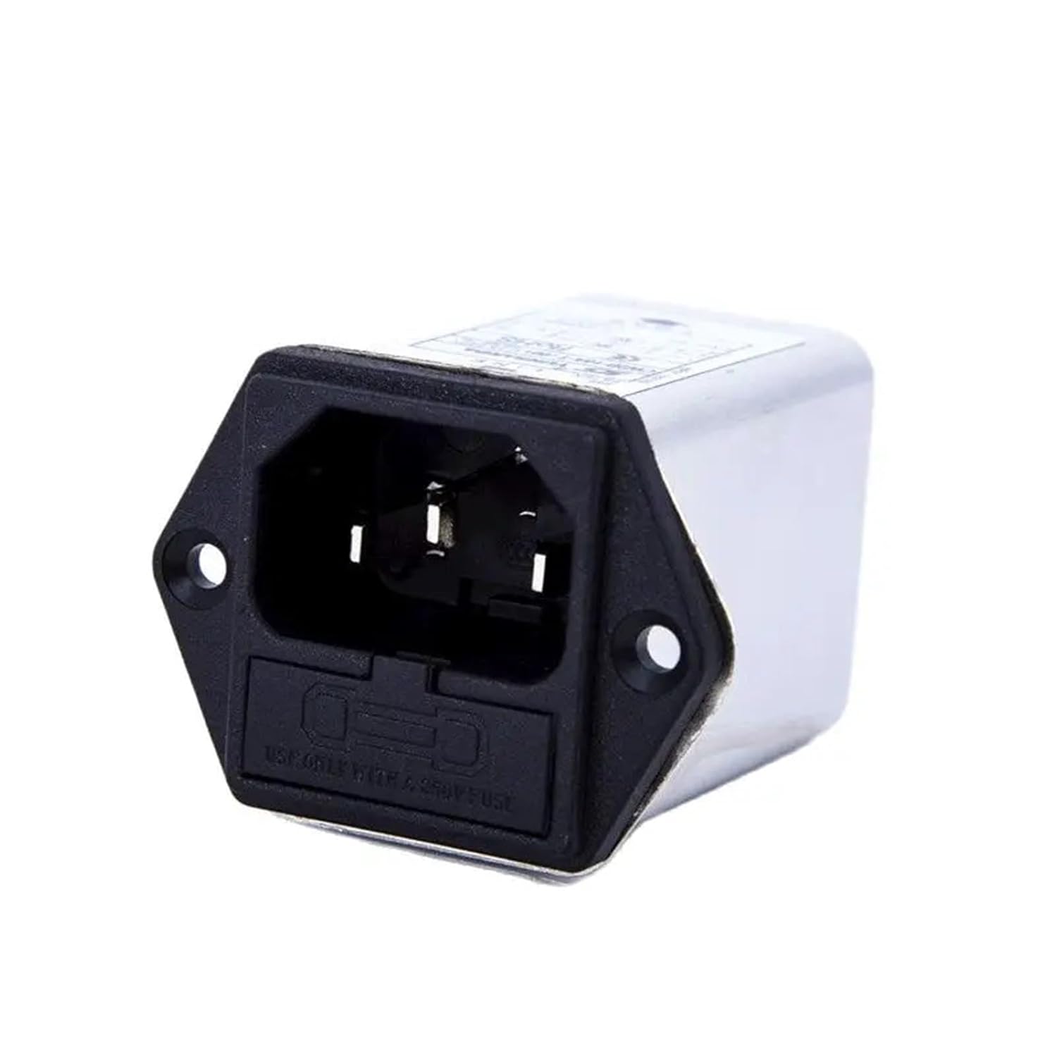 CW2B-10A-T (001) IEC 320 C14 Male Socket 10A Power EMI Filter with Fuse