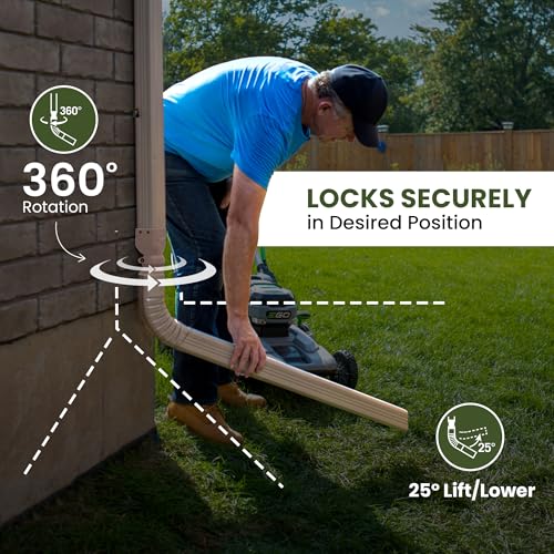 TurnSpout Directional Downspout Connector (Tan) by TURNSPOUT - Image 2