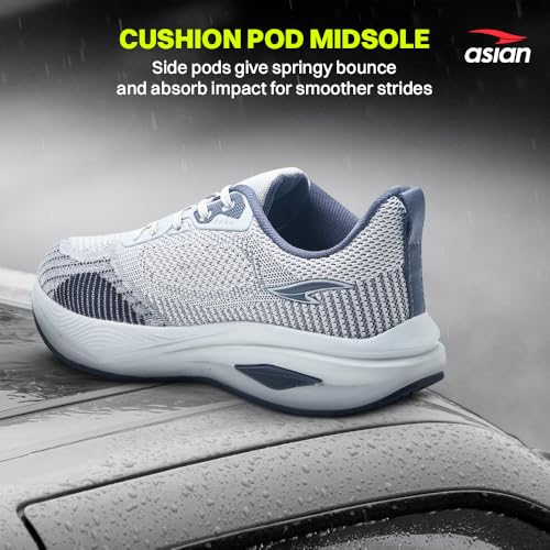 Image of ASIAN Titan-05 Men's Memory Foam Running Shoes | Breathable Mesh Upper Technology | TPU Support System | Anti-Slip TPR Sole | Athletic Sneakers