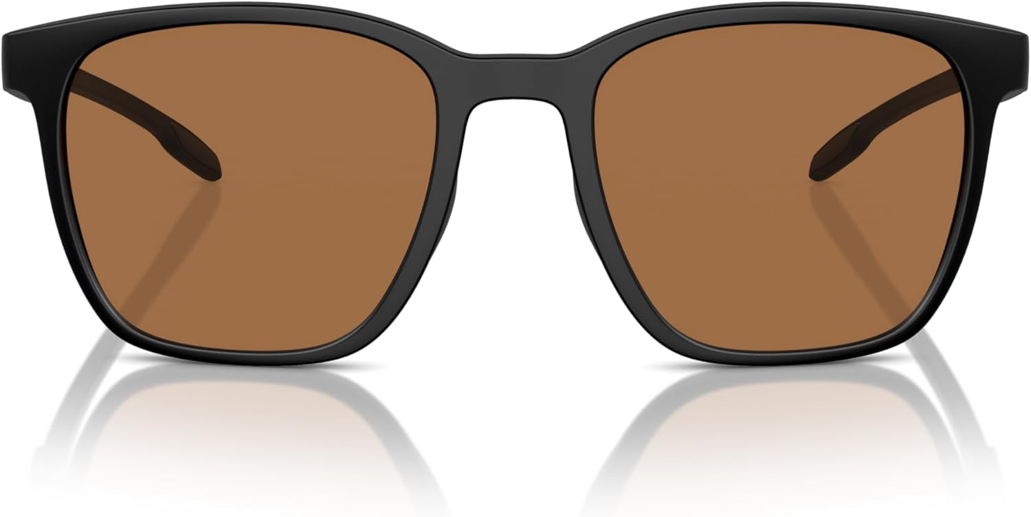 Native Unisex Sunglasses Matte Black Frame, Brown Polarized Lenses, 54MM - Image 3