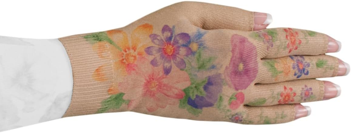 Lymphedivas Dahlia Medical Graduated Compression Glove for Lymphedema