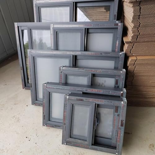 Ventanas correderas de metal para sótano con pantalla extraíble y marco resistente 5