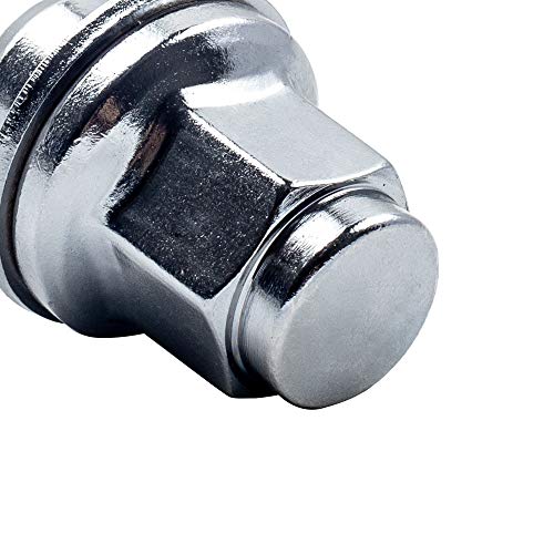 maXpeedingrods Satz mit 20 Alu-Radmuttern, M12 x 1,5 Radmuttern mit Sicherungsring für Jaguar X-TYPE/F-TYPE X152 Cabrio 3.0 S AWD 3-80-PS