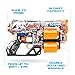 XSHOT Skins Dread Sonic Retro Blaster with 24 Darts - Malice Skin by ZURU, Double Rotating Barrels, Air Pocket Dart Technology, Toy Foam Blaster for Kids, Teens and Adults