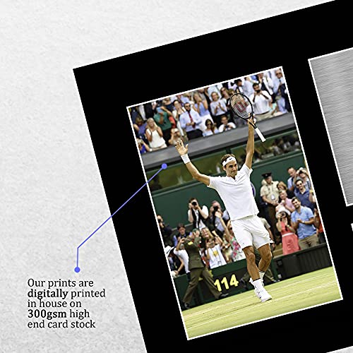 HWC Trading Roger Federer Handtekening Tennis Autograph Printed A4 Afdrukken Display Picture Picture - Afbeelding 5