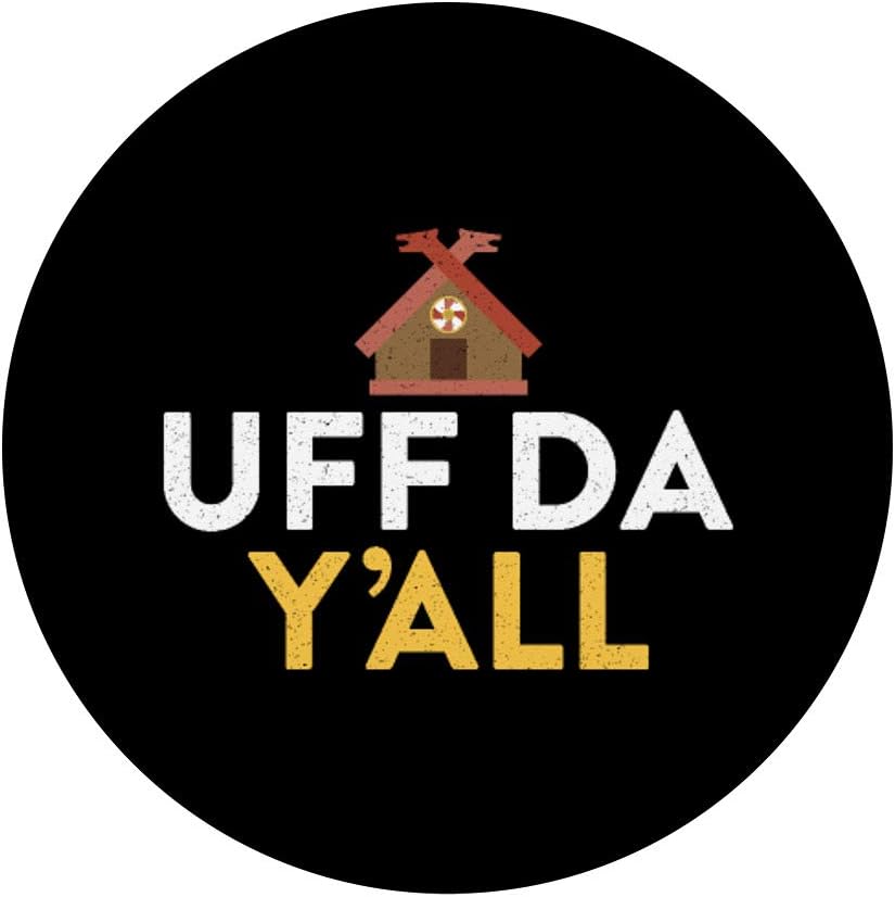 Uff Da Y'all Norwegian Pride Culture Christmas Gift PopSockets Grip and Stand for Phones and Tablets image 3