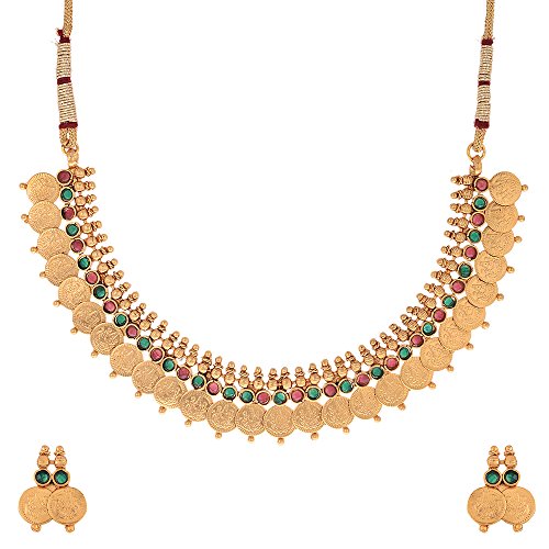 Traditional Maharani Temple Coin Jewellery Set