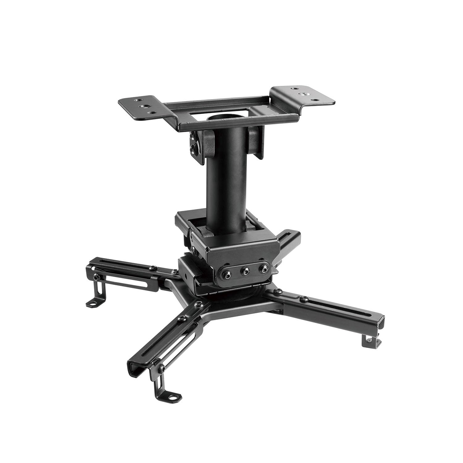 KIMEX 052-3001 Supporto a soffitto per proiettore, Altezza 25cm, Nero