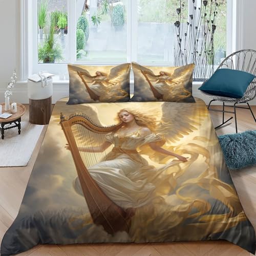 Housse de couette Tour Eiffel 3D anti-glissement lit 260x220 - 2
