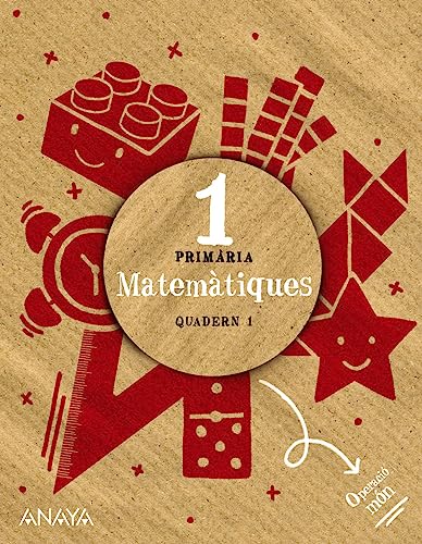 Portada de Matemàtiques 1º Educacion Primaria. Quadern 1 Comunidad Valenciana