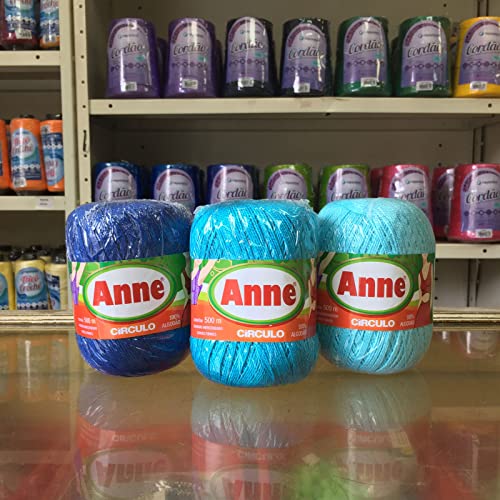 Kit 10 Novelo Anne 500m cores a sua escolha