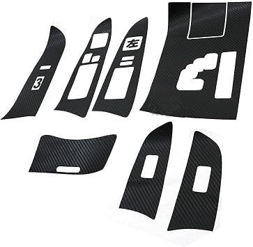 for Lexus IS250 300 350 2006 2007 2008 2009 2010 2011 2012 Carbon Fiber Gear Shift Box Panel Cover Trim 3D