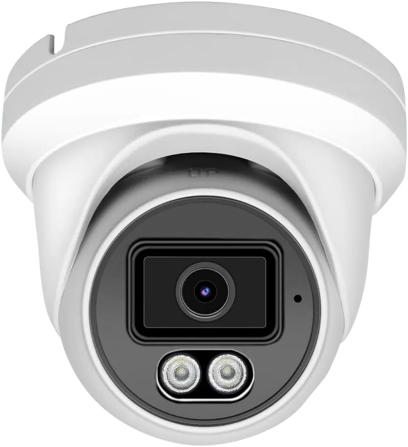 Miniatura 2 de Cámara domo de torreta IP Marquis de 4 MP PoE con micrófonoaudio, cámara de seguridad IP para exteriores, resistente al agua IP66, lente gran