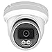 Marquis 4MP PoE IP Turret Dome Camera with Microphone/Audio, IP Security Camera Outdoor Rated, Waterproof IP66, 108° Wide Angle 2.8mm Lens (Regular IR)