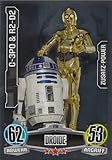  Star Wars Force Attax Movie Cards Einzelkarte 219 C-3PO und R2-D2 Zusatz-Power deutsch