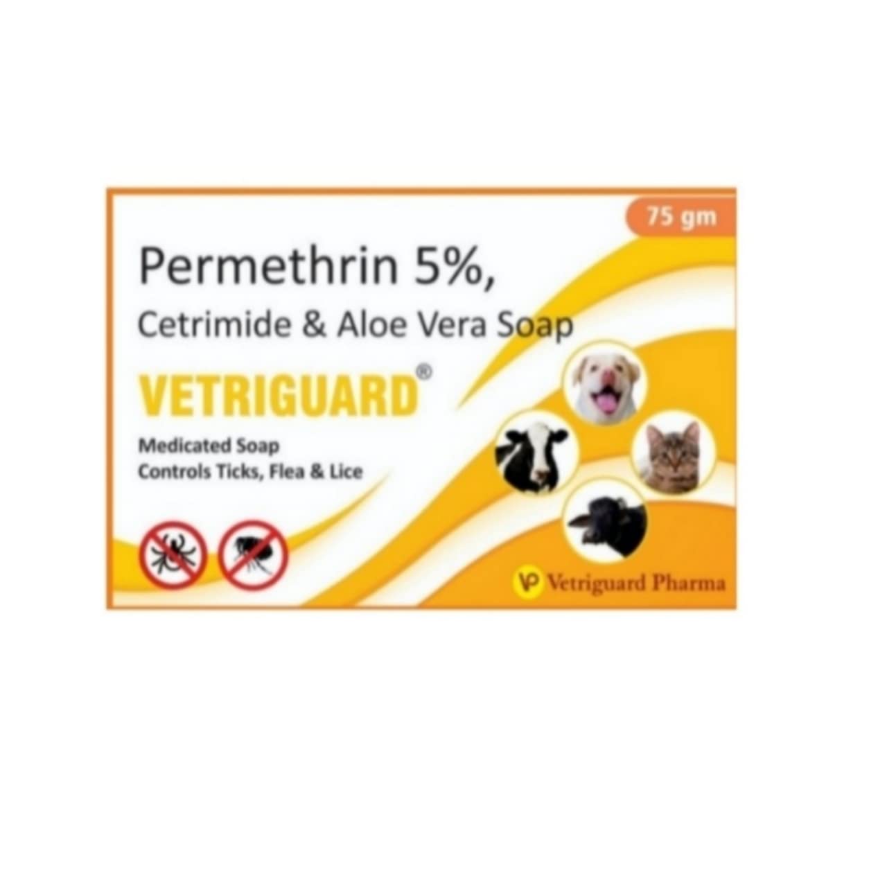 Buy Vetriguard AntiTick & Flea Soap bar 75g(3pc), Permethrin Dog Cat