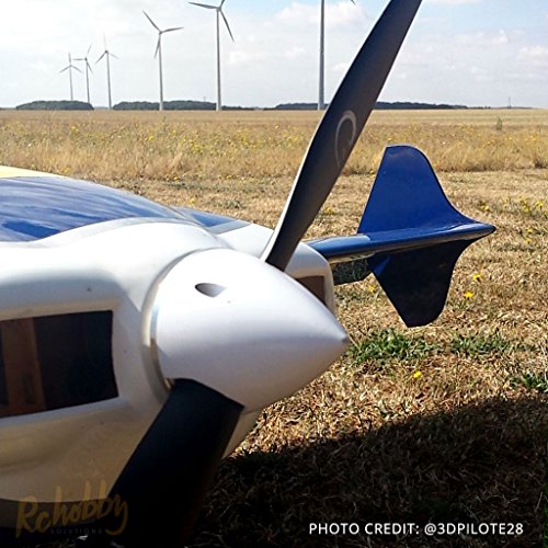 Xoar Pjm-E 15X8 Electric Rc Airplane Propeller. 15 Inch 2 Blade Black Wood Prop For Electric Motor #TOP3