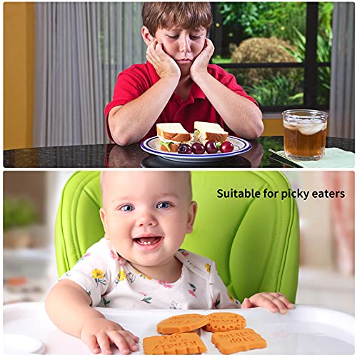 Megxit 4Pcs Funny Cookie Cutters With Good Wishes, Cookie Molds With Rude Sayings,Lightweight, Durable Cookie Moulds Form, Cookie Molds For Baking, Chocolate, Funny Biscuit Cutter #TOP5