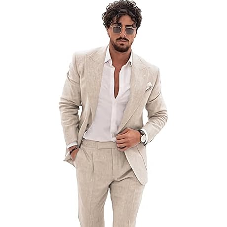 Wangyue Hoobee Linen Suit