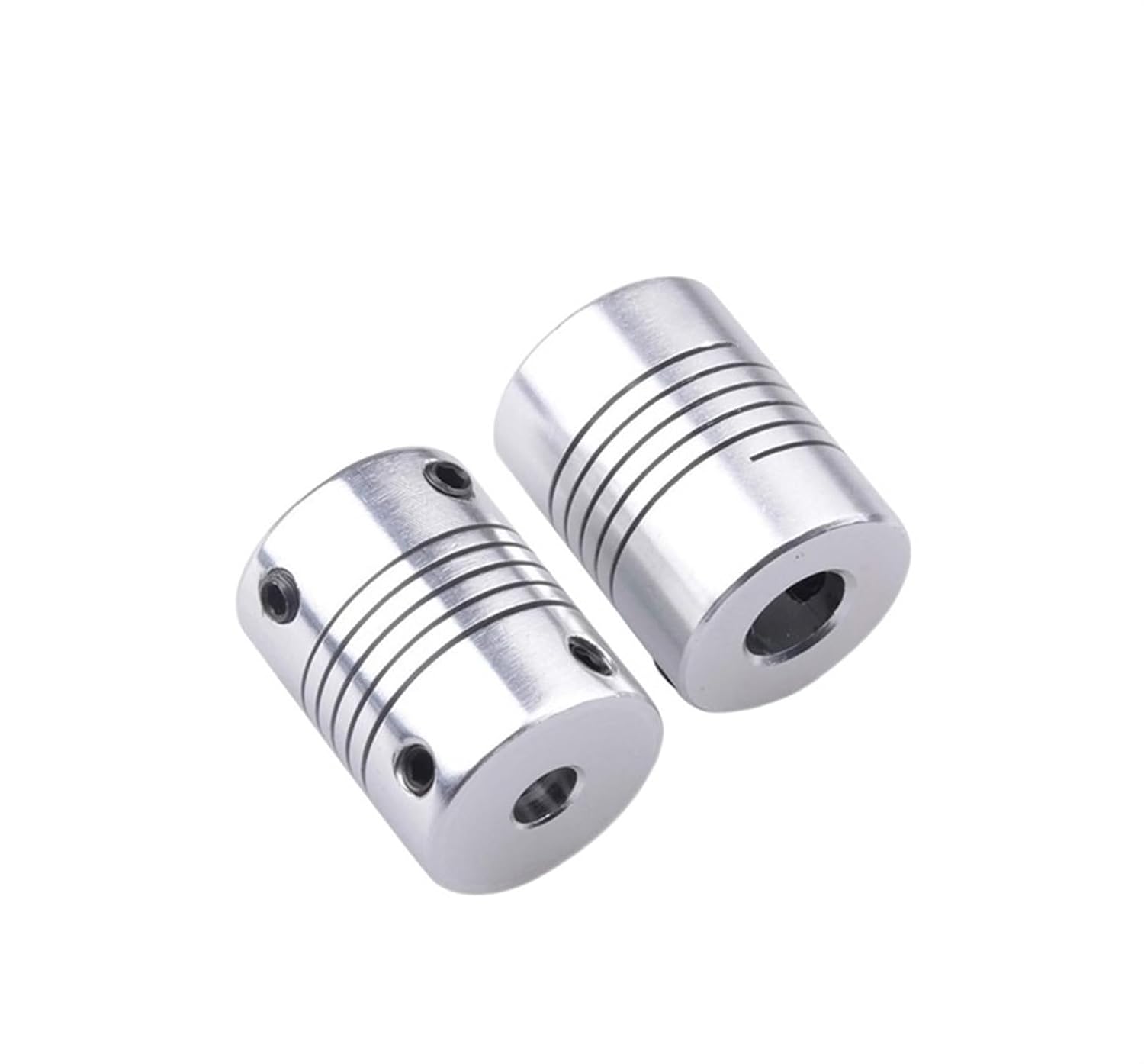 Rigid Coupling,Stainless Steel Rigid Coupling 1pcs D19L25 Aluminum Flexible Coupling CNC Stepper Motor Coupler(10mm x 6.35mm)