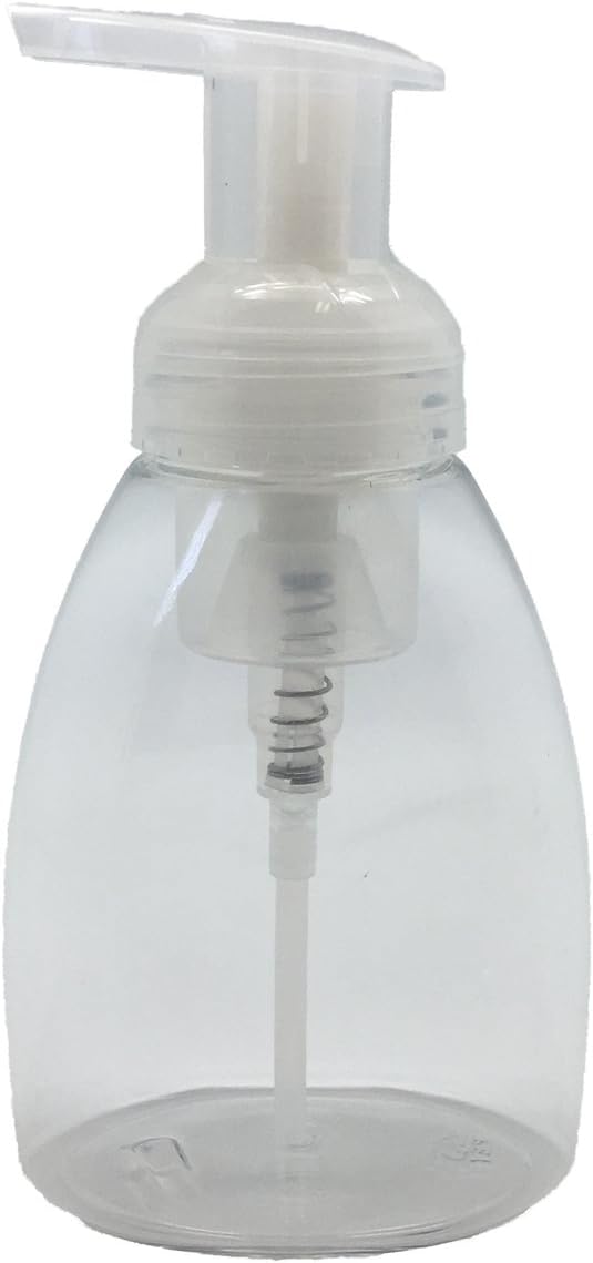 250 ML Clear Plastic Bottle with Foam Soap Pump